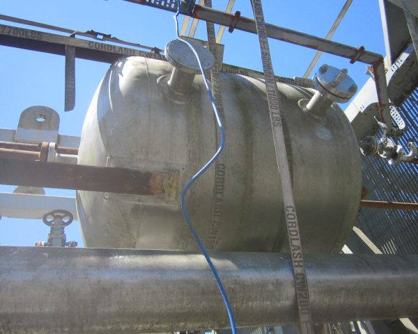264加仑PRAJ IND垂直304L不锈钢压力容器未使用