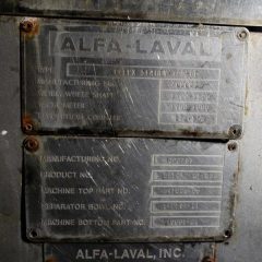 Alfa Laval离心机，型号HMRPX 514HGV-746-60