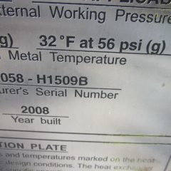990平方。普拉杰公司水平管壳式换热器未使用