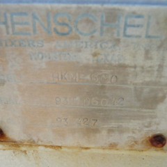 15立方英尺Henschel HKM 600不锈钢冷却搅拌机/桨式搅拌机