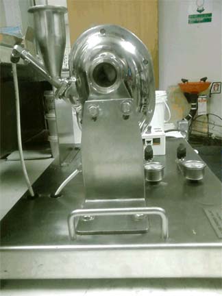 Aljet研磨系统型号0101喷射- o - mizer不锈钢研磨系统