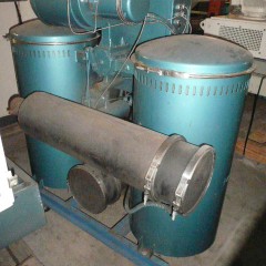 400磅Unidyn Model DHD-4SB高温干燥剂料斗干燥机