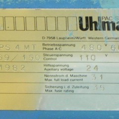 Uhlmann UPS4-MT泡罩包装50循环/分钟