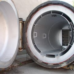 未使用的Burkle热压罐尺寸1250 x 2500 mm, 250*C, 20 bar