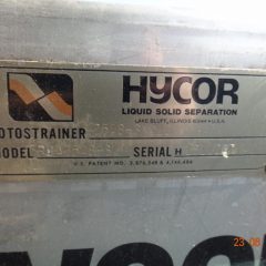 Hycor型号RSA2548旋转过滤器旋转滚筒浓缩机