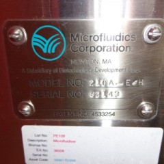 90 GPH @ 12000 PSI Microfluidics不锈钢先导秤微流体