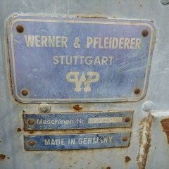 500升Werner＆Pfleider rickbon搅拌机