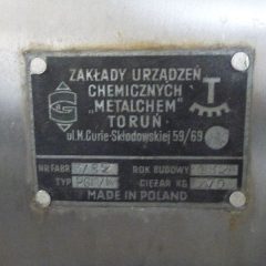 Metalchem Torun（波兰）型PGM / K不锈钢立式转子造粒机
