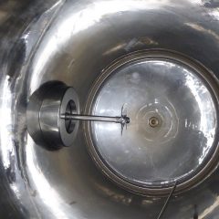 1240 l立式不锈钢夹套反应器，Meilibex A. meilis.a.，带侧壁搅拌器