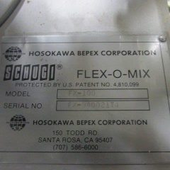 舒花Flex-O-Mix MDL FX-100不锈钢附聚炉