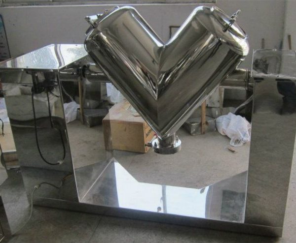 3.8立方英尺不锈钢v -搅拌机