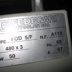 Fedegari Mdl FOD 5F去热原烘箱S/S
