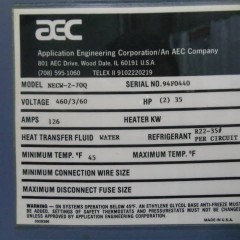 68吨35 HP AEC冷却器